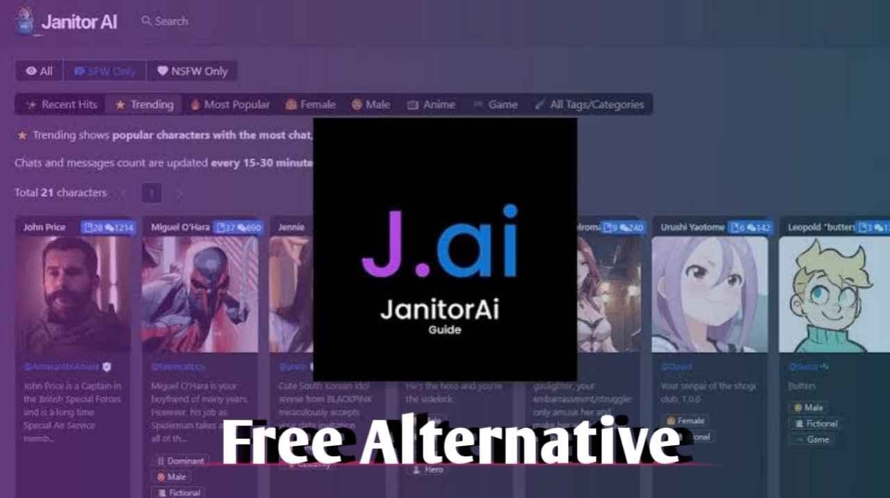 Janitor AI Alternative Free